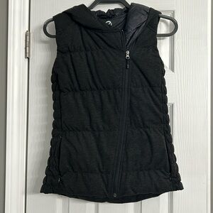 Hooded puffer vest